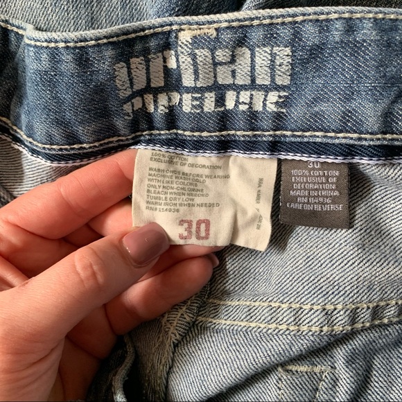 Urban Pipeline light wash jean shorts size 30 - Picture 4 of 4